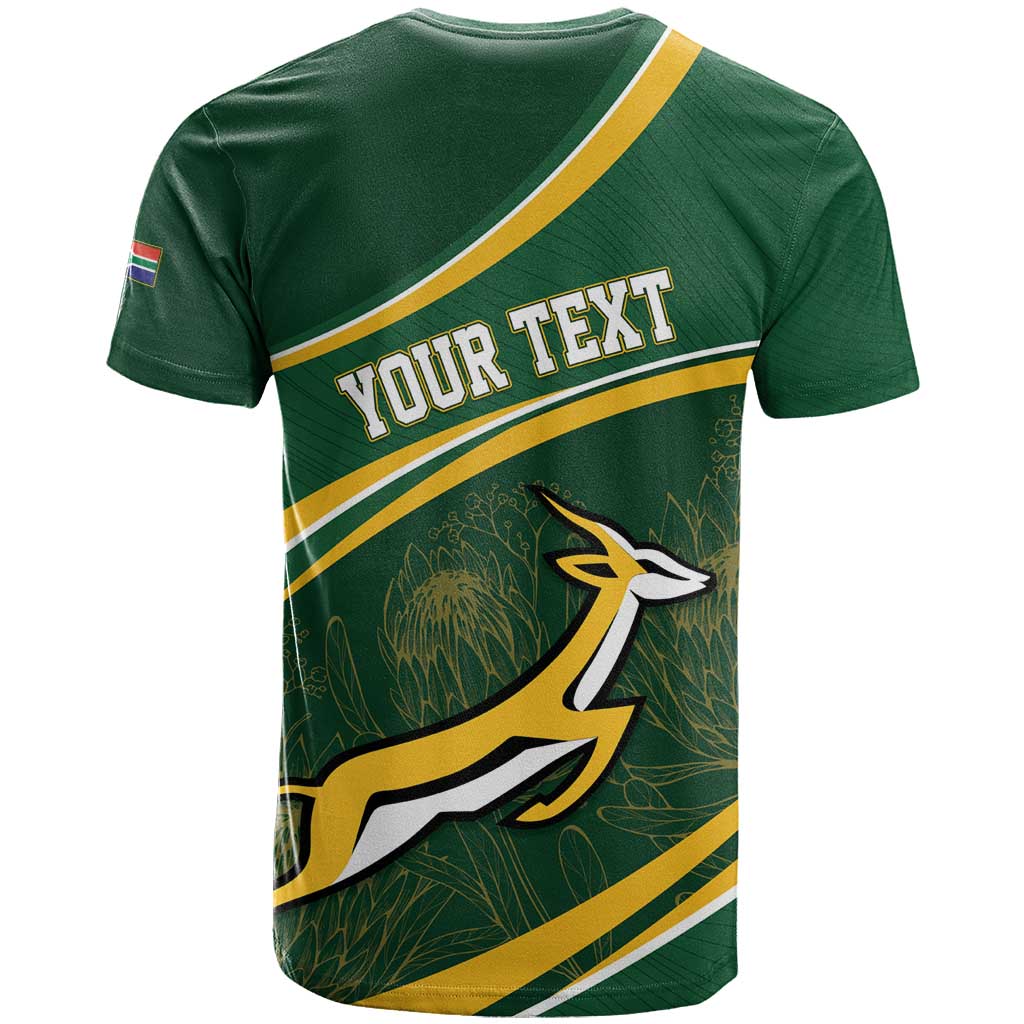 South Africa Rugby Personalized Bokke T-Shirt Springboks - Stronger Together Graphic Tee