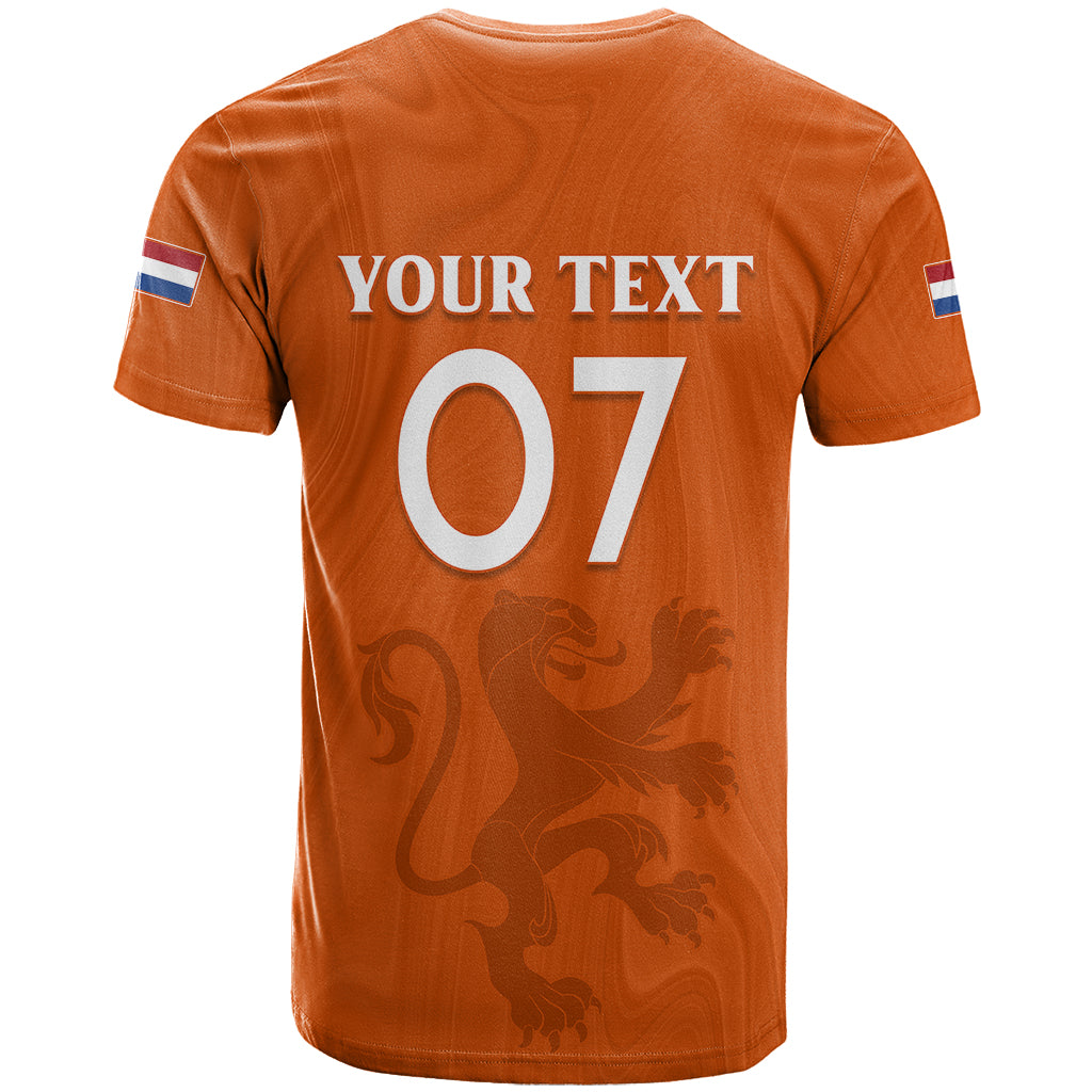 Personalised Netherlands Football T-Shirt Lionesses World Cup Graphic Tee
