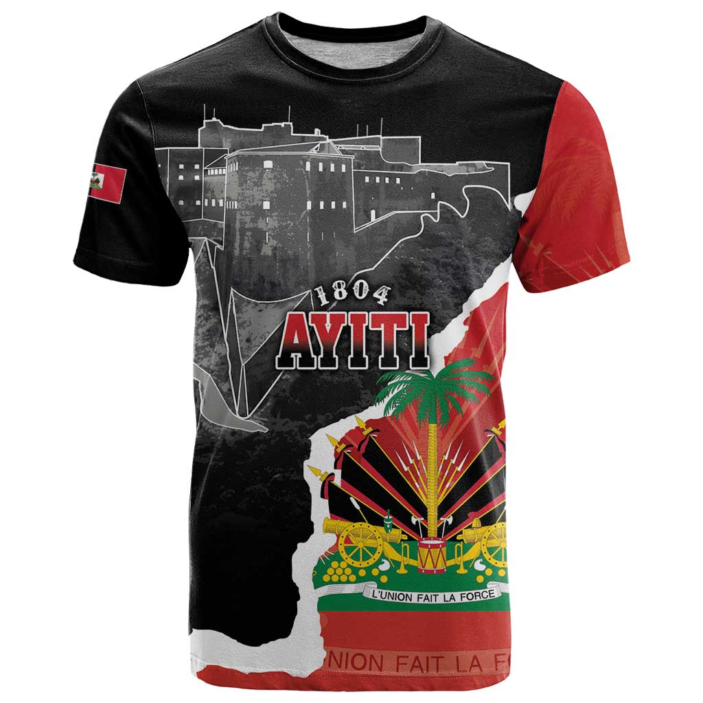 Personalized Haiti First Black Republic 1804 T-Shirt Ayiti Citadel Laferriere Graphic Tee