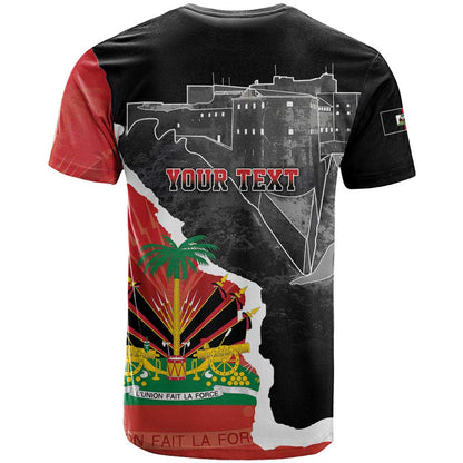 Personalized Haiti First Black Republic 1804 T-Shirt Ayiti Citadel Laferriere Graphic Tee