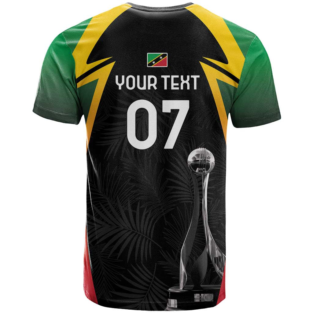 St Kitts Nevis Cricket Custom T-Shirt Go Patriots Go Champions Graphic Tee