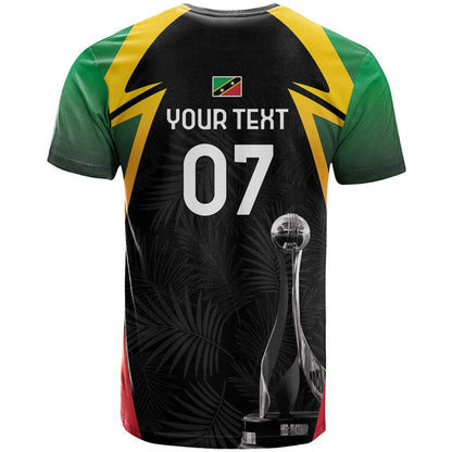 St Kitts Nevis Cricket Custom T-Shirt Go Patriots Go Champions Graphic Tee