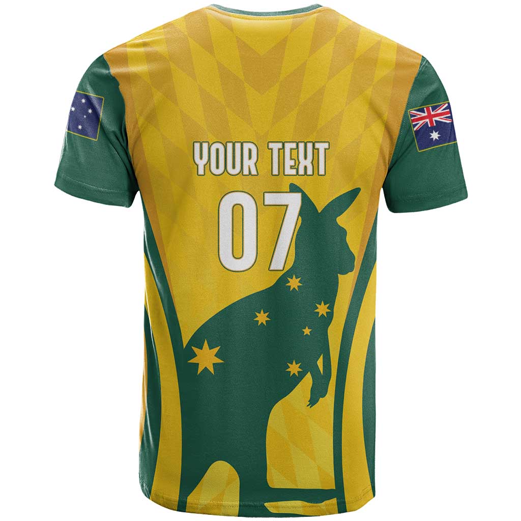 Australia Socceroos Custom T-Shirt 2026 Forever Golden Graphic Tee