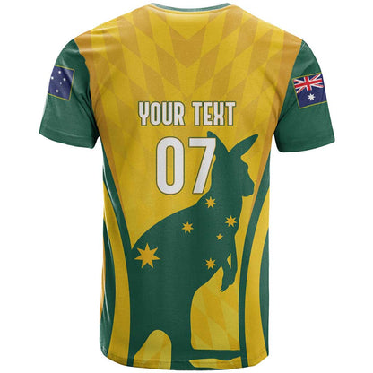 Australia Socceroos Custom T-Shirt 2026 Forever Golden Graphic Tee