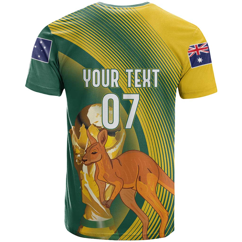 Australia Socceroos WC2026 Custom T-Shirt Golden Champions Graphic Tee