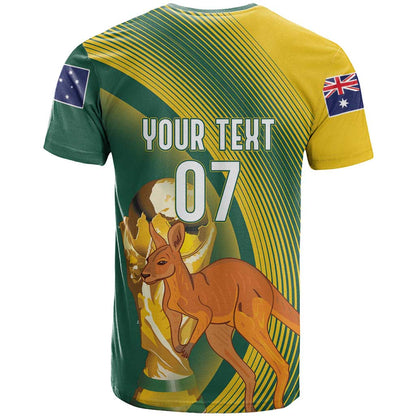 Australia Socceroos WC2026 Custom T-Shirt Golden Champions Graphic Tee