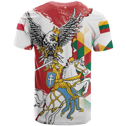 Poland-Lithuania Vytis and Royal Eagle T-Shirt Graphic Tee