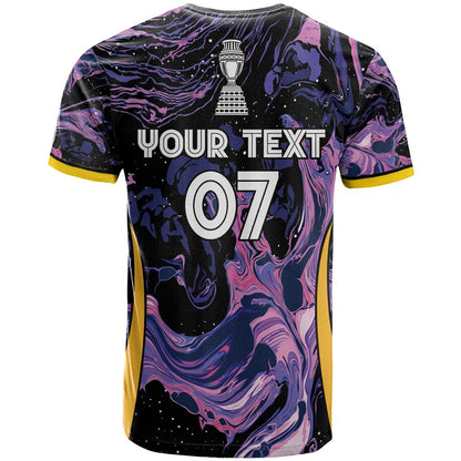Colombia Football Custom T-Shirt Cano Cristales Style - Todos Somos Campeon Graphic Tee