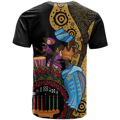 Happy Kwanzaa African T-Shirt Tribal Dance Graphic Tee
