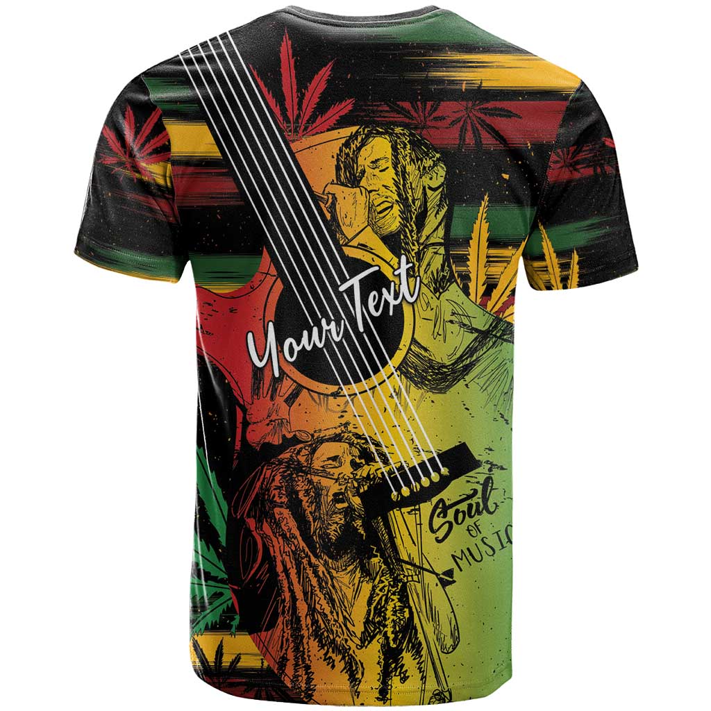 Personalised Reggae Soul T-Shirt Sketch Style Graphic Tee