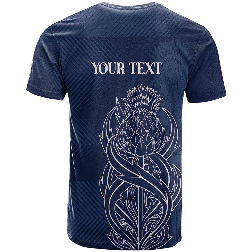 Scotland Rugby Personalized T-Shirt Thistle Royal Style Graphic Tee