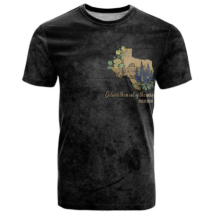Pray for Texas T-Shirt Hill Country Strong Graphic Tee