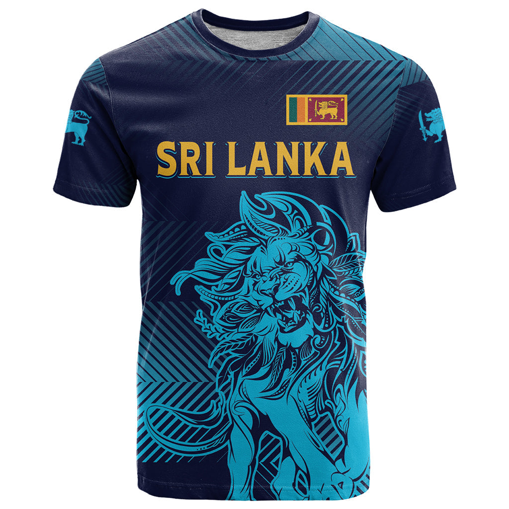 Sri Lanka Cricket Lion World Cup 2024 T-Shirt Gradient Inspiration Graphic Tee