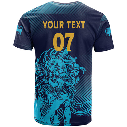 Sri Lanka Cricket Lion World Cup 2024 T-Shirt Gradient Inspiration Graphic Tee