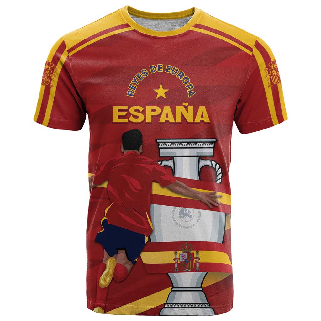 Spain Campeones Custom T-Shirt Reyes de Europa Graphic Tee