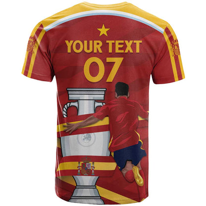 Spain Campeones Custom T-Shirt Reyes de Europa Graphic Tee