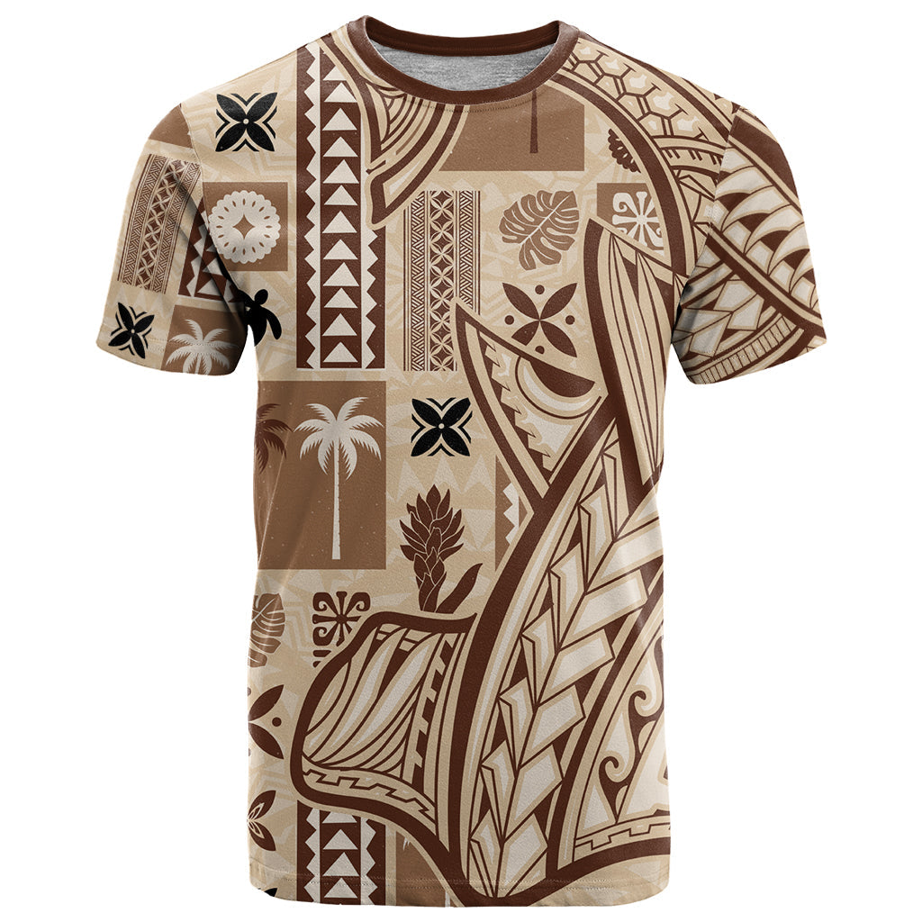Samoa Tapa T-Shirt Siapo Mix Tatau Patterns Graphic Tee