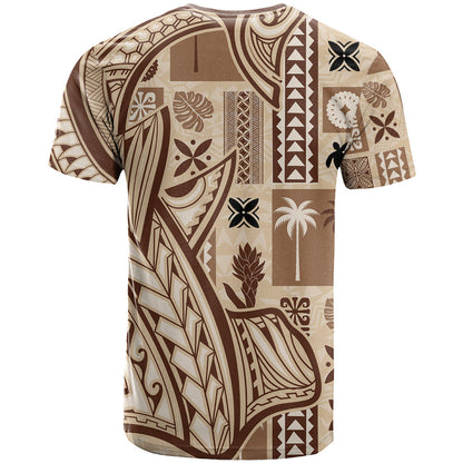 Samoa Tapa T-Shirt Siapo Mix Tatau Patterns Graphic Tee