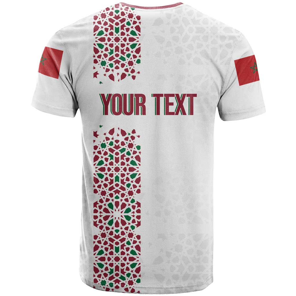 Morocco Atlas Lions Personalized T-Shirt Arabesque Inspired Pattern Graphic Tee