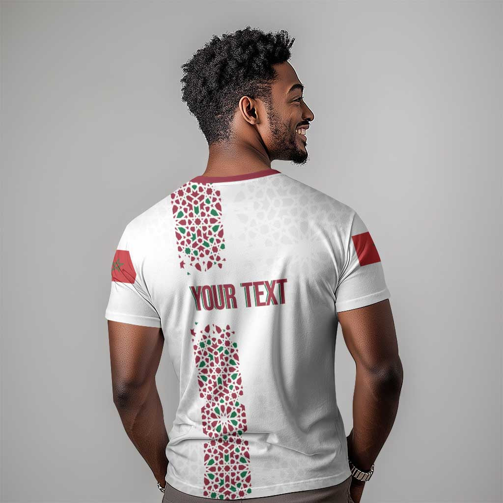 Morocco Atlas Lions Personalized T-Shirt Arabesque Inspired Pattern Graphic Tee
