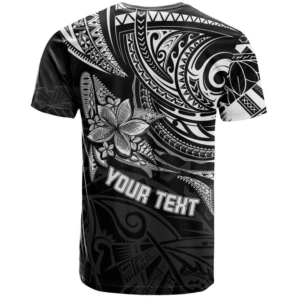 Personalised Father's Day Polynesian T-Shirt Best Dad Ever - Black Graphic Tee