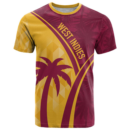 West Indies Cricket World Cup 2024 T-Shirt Tropical Style Graphic Tee