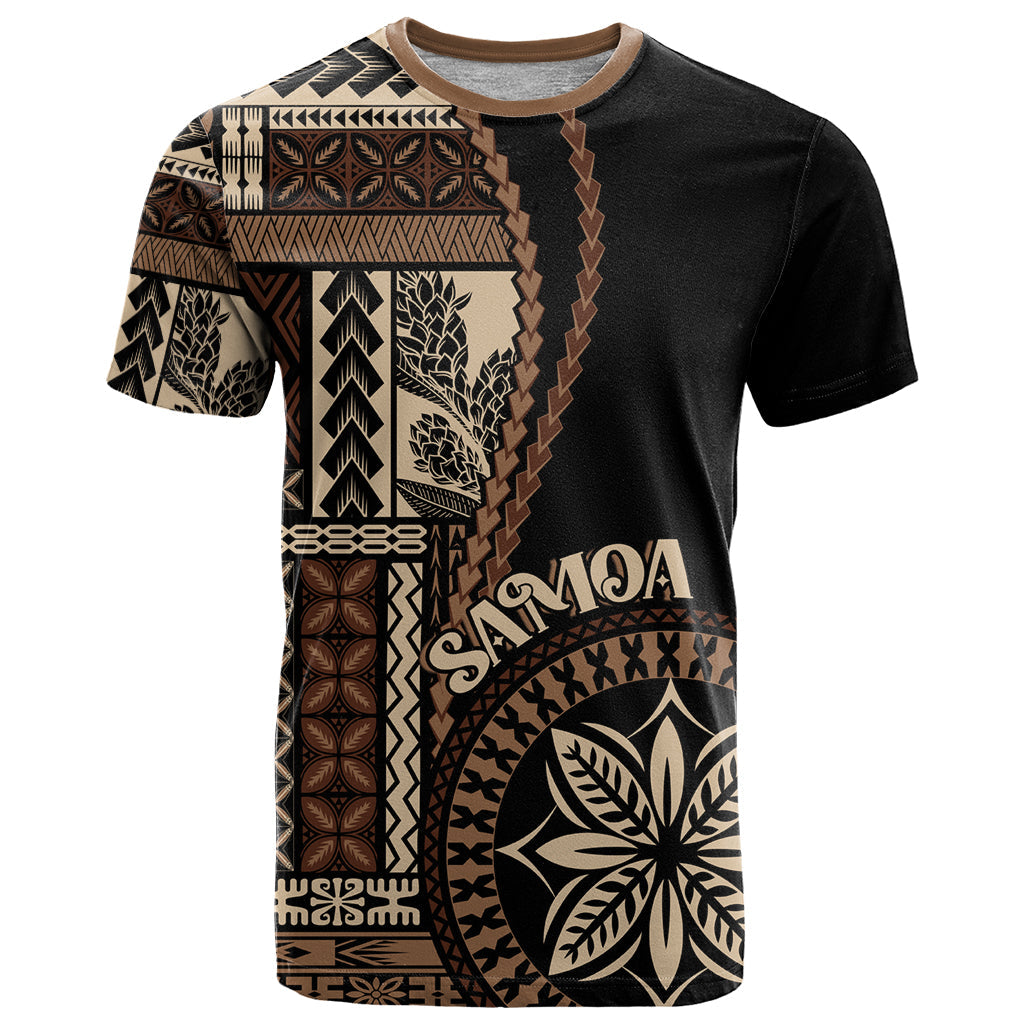Samoa Siapo Motif T-Shirt Classic Style - Black Ver Graphic Tee