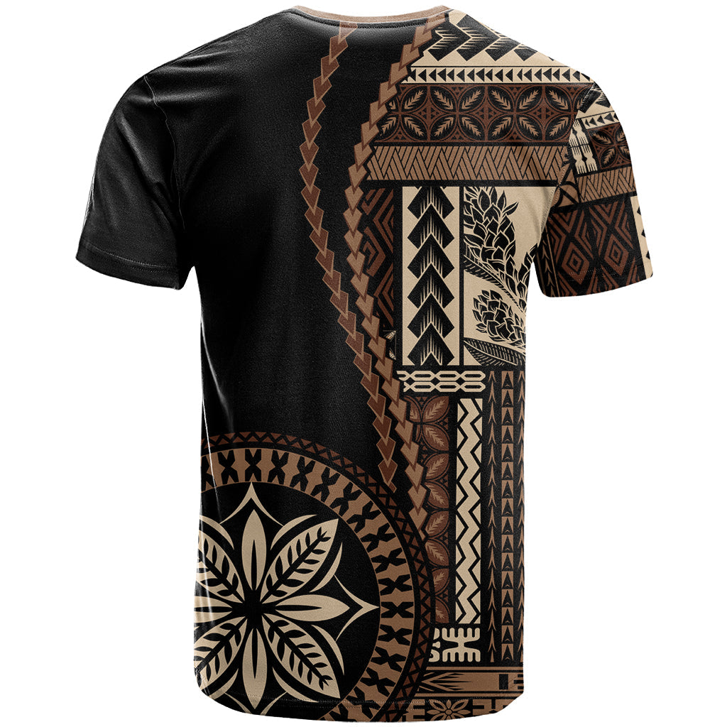 Samoa Siapo Motif T-Shirt Classic Style - Black Ver Graphic Tee
