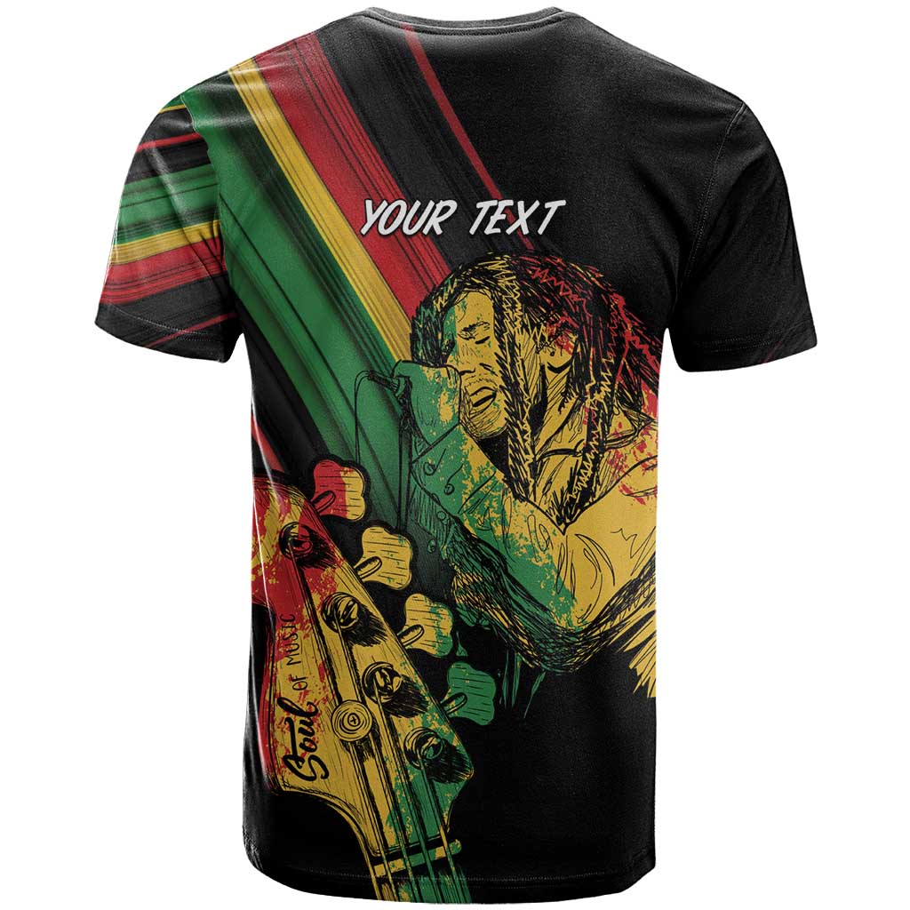 Personalised Reggae T-Shirt Live The Way You Love Graphic Tee