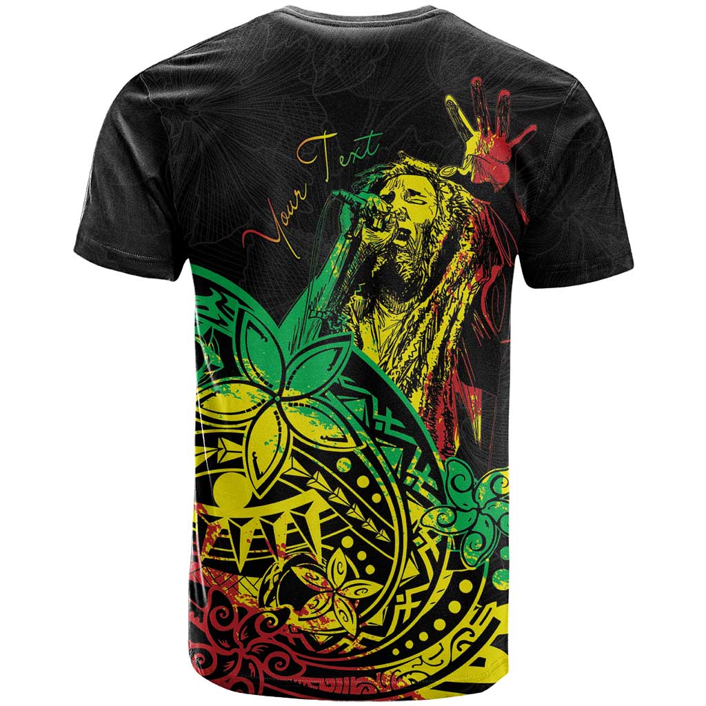 Personalised Reggae Jawaiian Festive T-Shirt Mix Polynesian Graphic Tee