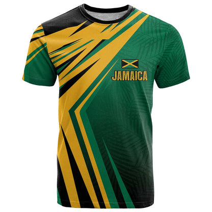 Jamaica Tropical Palm Personalized T-Shirt Graphic Tee