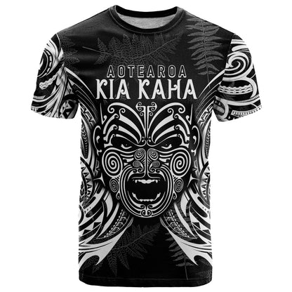 Custom New Zealand Rugby T-Shirt World Cup Aotearoa Haka Face Graphic Tee