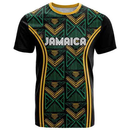 Jamaica Reggae Boyz Custom T-Shirt Ethnic Motifs Graphic Tee