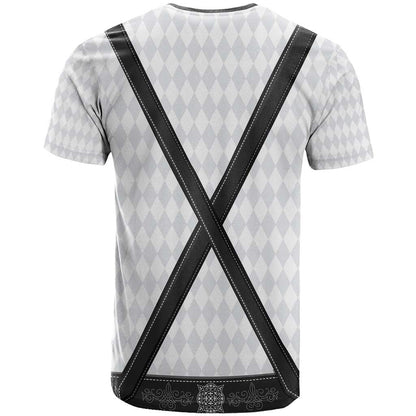Germany Trachten Lederhose Inspired T-Shirt Sable Black Graphic Tee