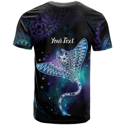 Polynesian Tala Manta Ray T-Shirt Nowhere You Could Go That I Won't Be With You Graphic Tee