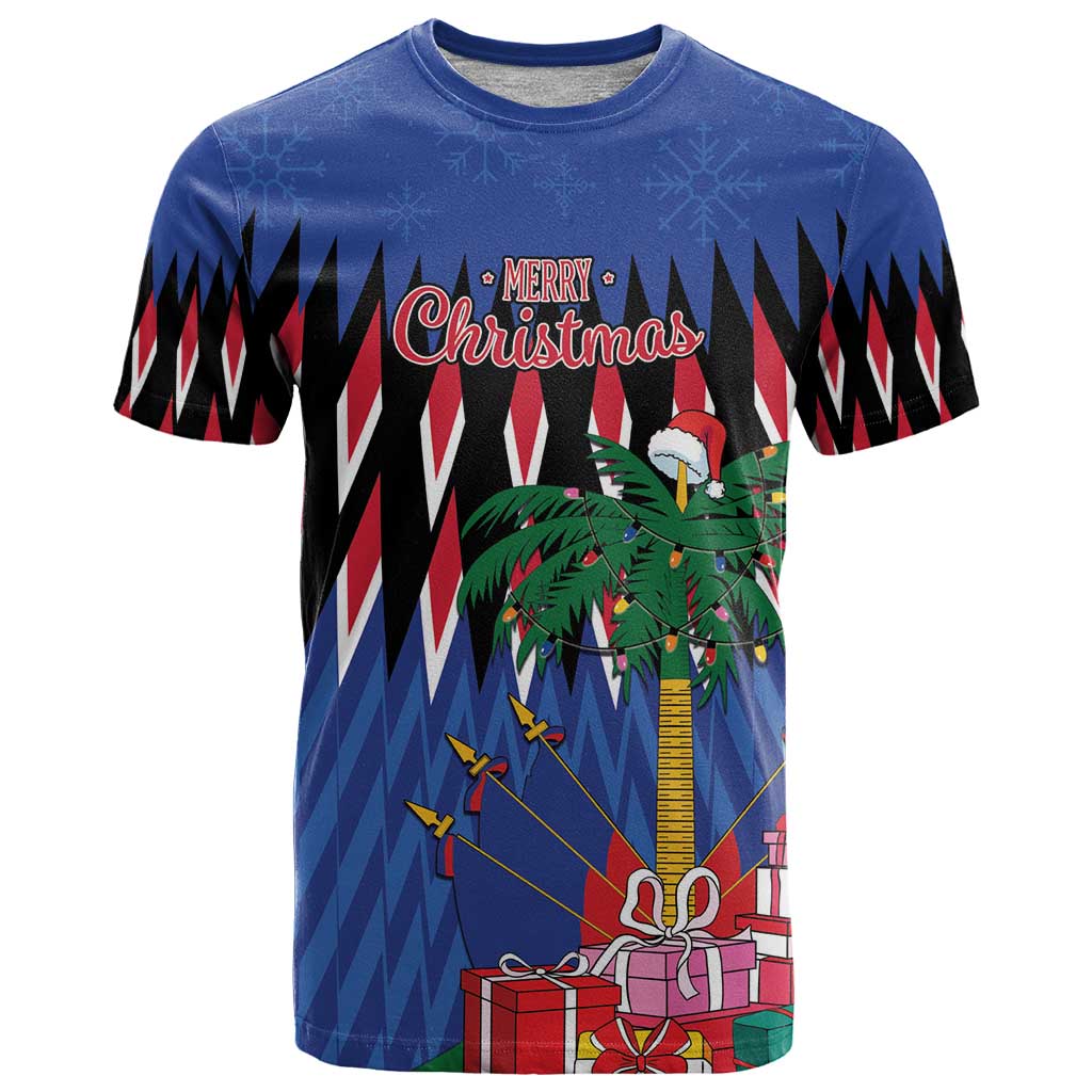 Personalized Haiti T-Shirt Christmas Festive Vibes Graphic Tee