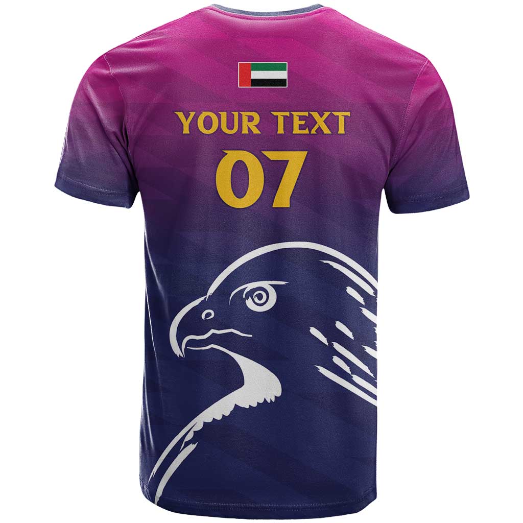 UAE Cricket Custom T-Shirt Arabian Falcon Graphic Tee