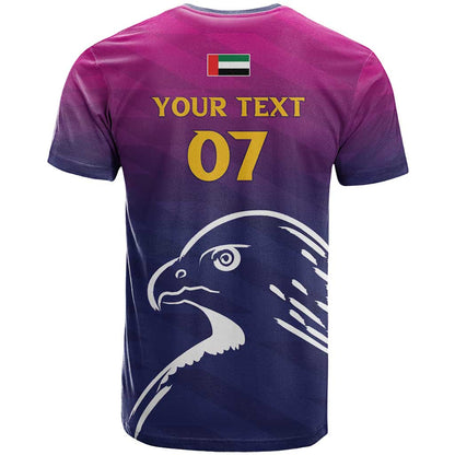 UAE Cricket Custom T-Shirt Arabian Falcon Graphic Tee
