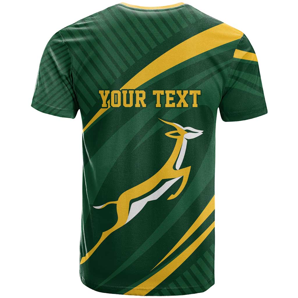 Personalized South Africa Rugby Bokke T-Shirt Minimalism Style Graphic Tee