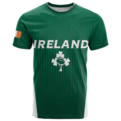 Personalised Ireland Rugby T-Shirt World Cup GO Shamrocks Graphic Tee