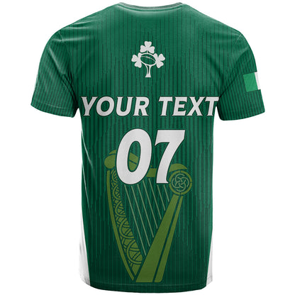 Personalised Ireland Rugby T-Shirt World Cup GO Shamrocks Graphic Tee