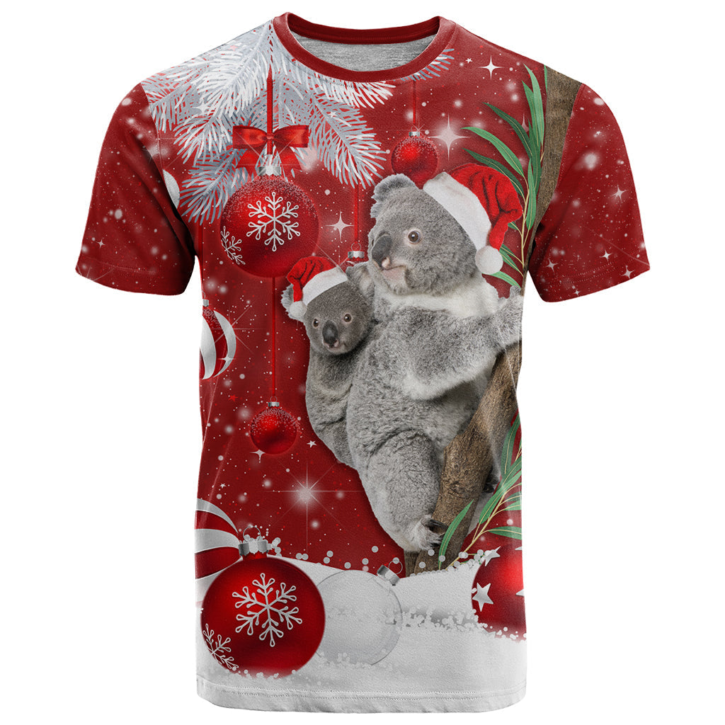 Australia Christmas T-Shirt Santa Koala Ver02 Graphic Tee