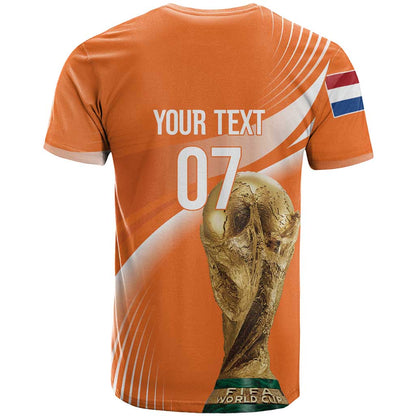 Netherlands Custom Orange Lions WC2026 T-Shirt Graphic Tee