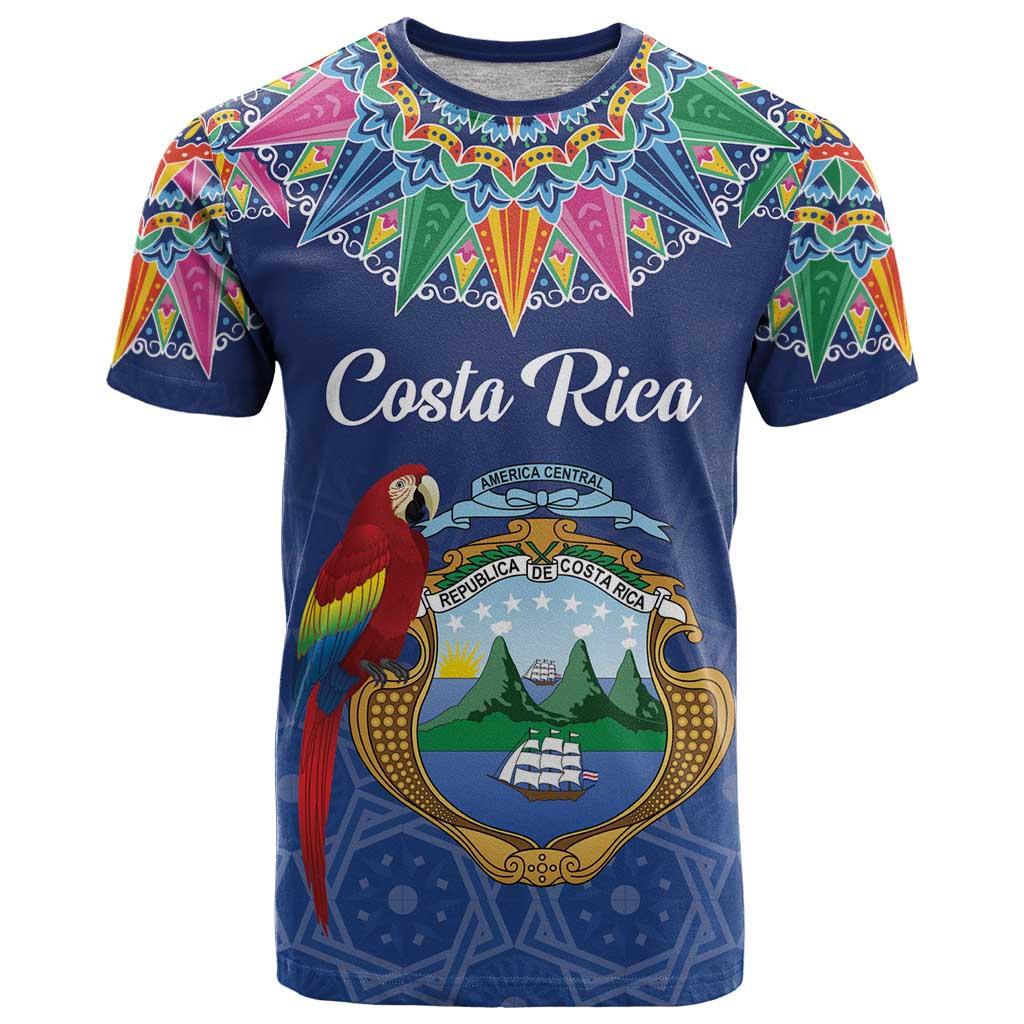 Pura Vida Costa Rica Personalized T-Shirt Oxcart Ornate Inspired Graphic Tee