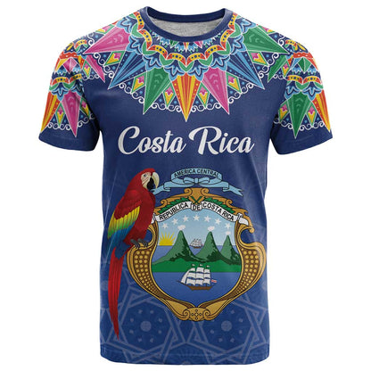 Pura Vida Costa Rica Personalized T-Shirt Oxcart Ornate Inspired Graphic Tee