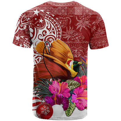 Papua New Guinea Christmas T-Shirt Bird-of-Paradise Special Graphic Tee