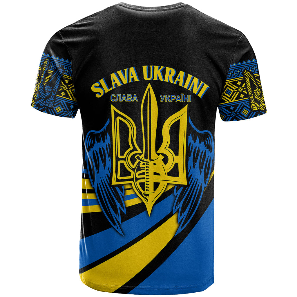 Ukraine T-Shirt Independence Slava Ukraini "Battle Angel" Graphic Tee