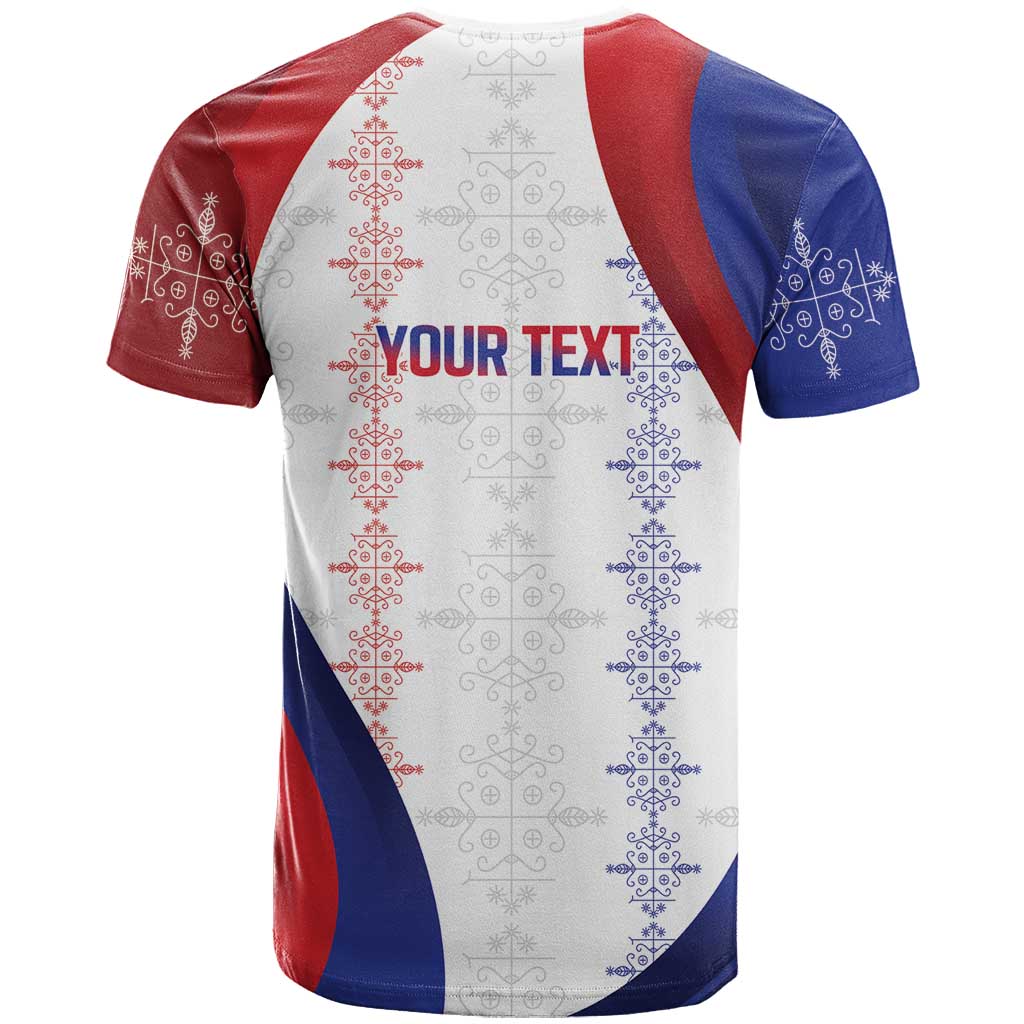 Haiti Football Les Grenadiers Personalized T-Shirt Voodoo Veve Papa Legba Graphic Tee