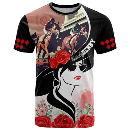 Kentucky Horse Racing T-Shirt Derby Hat Graphic Tee
