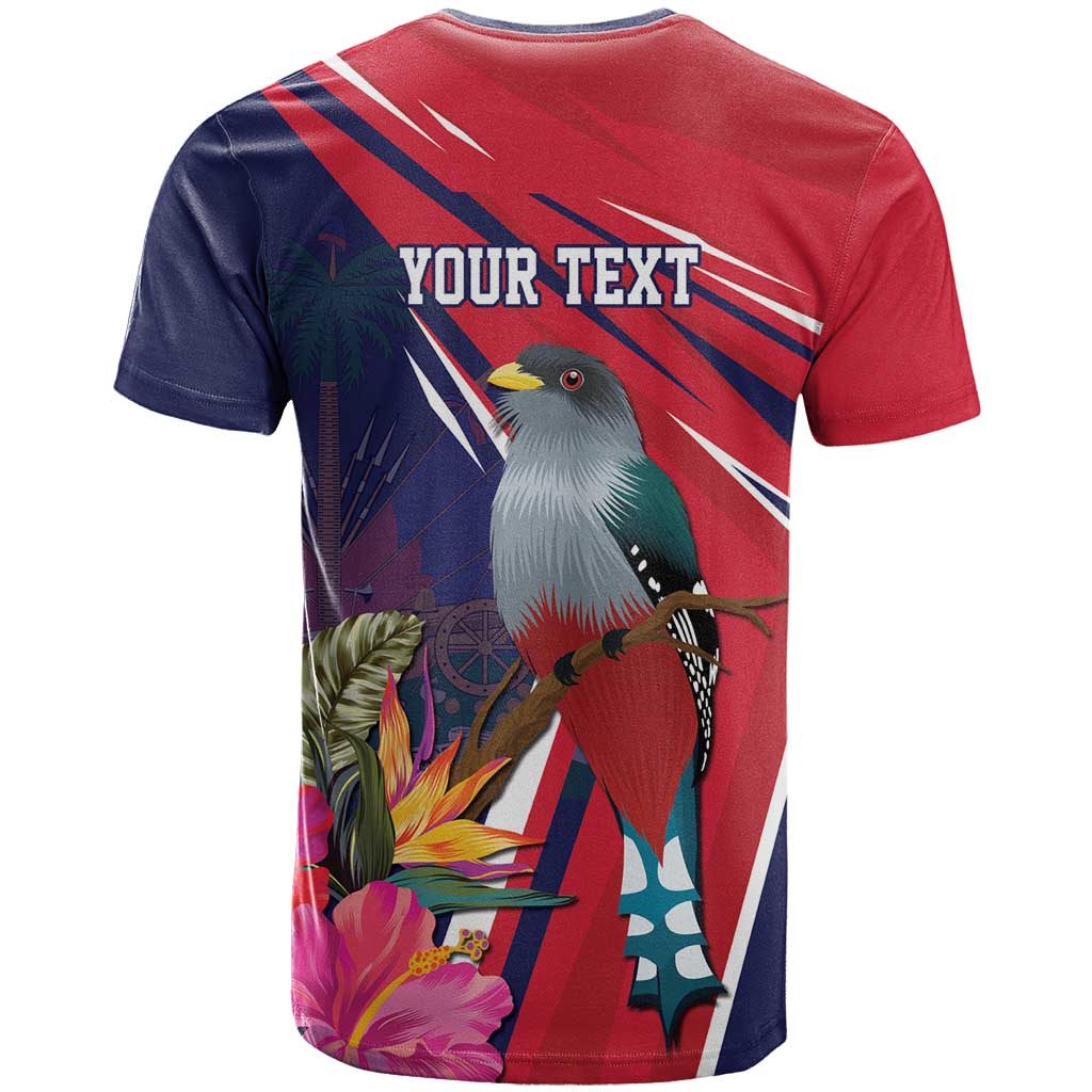 Haiti Personalized T-Shirt Hispaniolan Trogon Tropical Vibes Graphic Tee